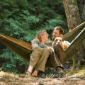 Hammock da campeggio portatile con 2 cinturini per alberi